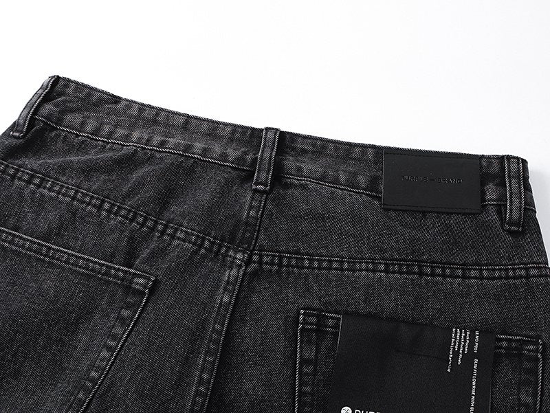 Purple Brand Black Starburst Wash Jeans ¡ª detail