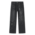 Purple Brand Black Graphic Patch Jeans ¡ª hero