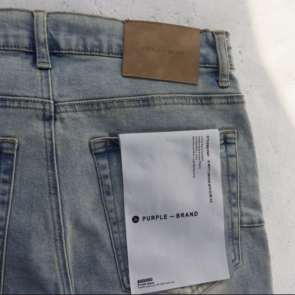 Purple Brand Sinners Graphic Skinny Jeans ¡ª detail