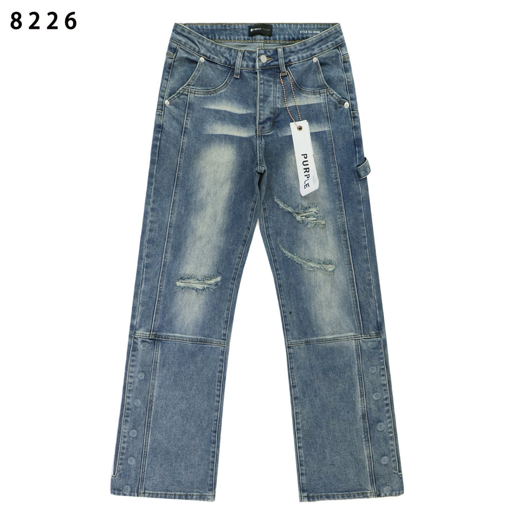 Purple Brand Washed Blue Denim Jeans ¡ª hero