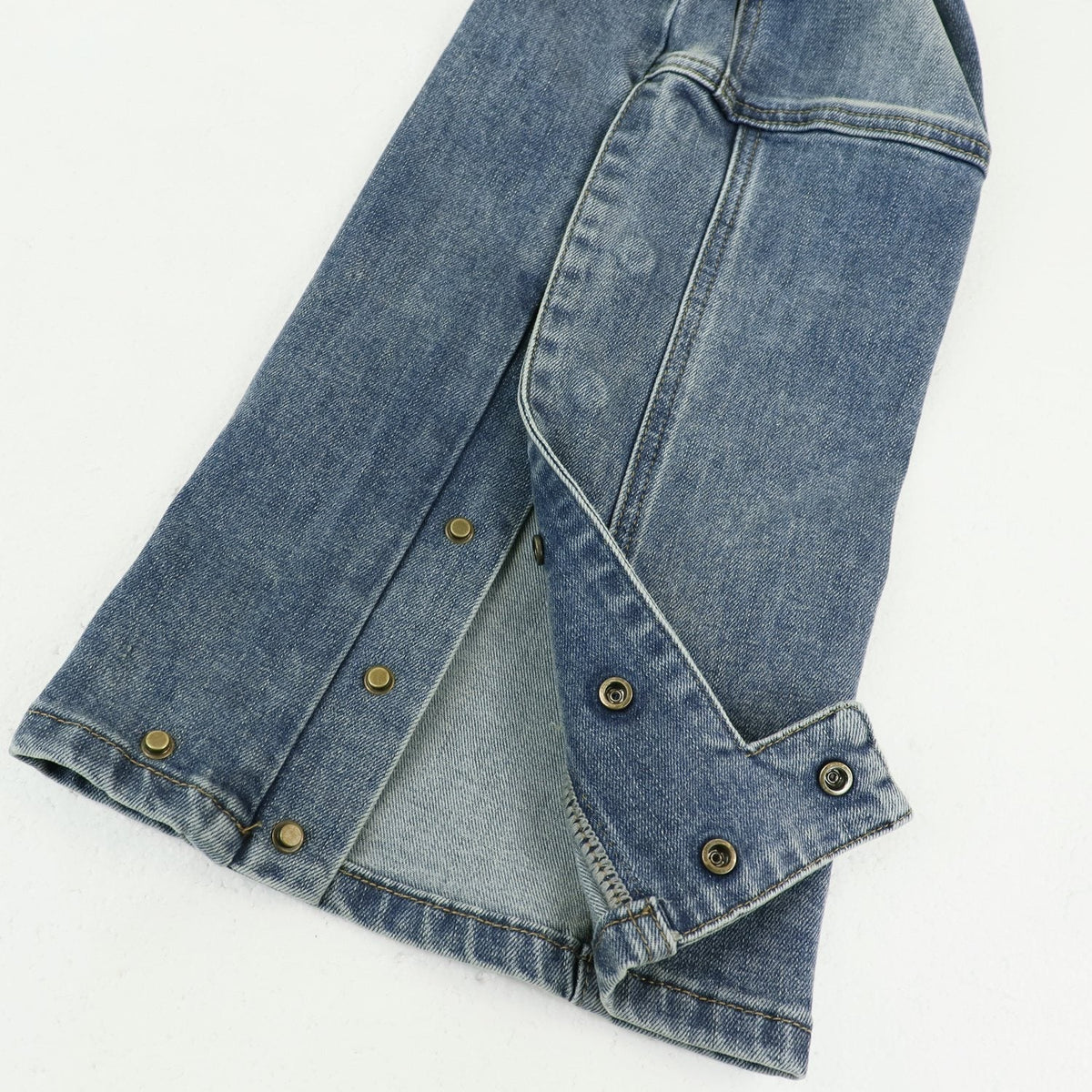 Purple Brand Washed Blue Denim Jeans ¡ª detail