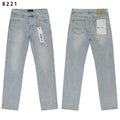 Purple Brand Star Embroidered Washed Jeans ¡ª hero