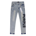 Purple Brand Light Blue Washed Graphic Jeans ¡ª hero