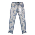 Purple Brand Light Blue Bleached Paint Splatter Skinny Jeans ¡ª hero