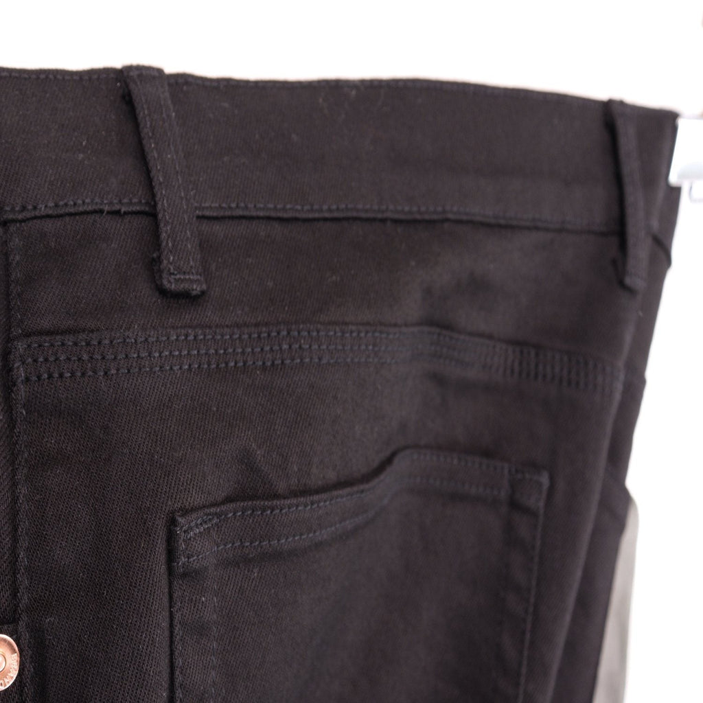Purple Brand Washed Black Distressed Jeans ¡ª detail
