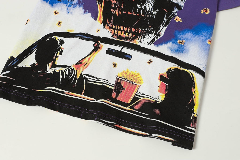 Godspeed Purple Washed Rock Graphic T-Shirt ¡ª detail
