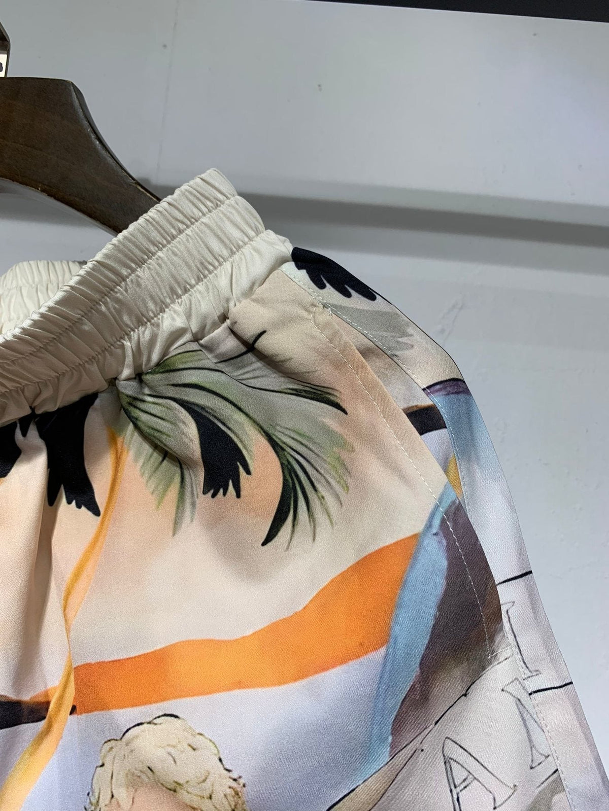 AMIRI Tropical Cherub Graphic Short-Sleeve Set ¡ª detail