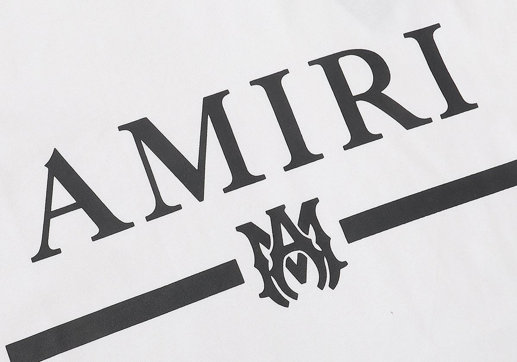 AMIRI Bar Motif Graphic Short-Sleeve T-Shirt ¡ª detail