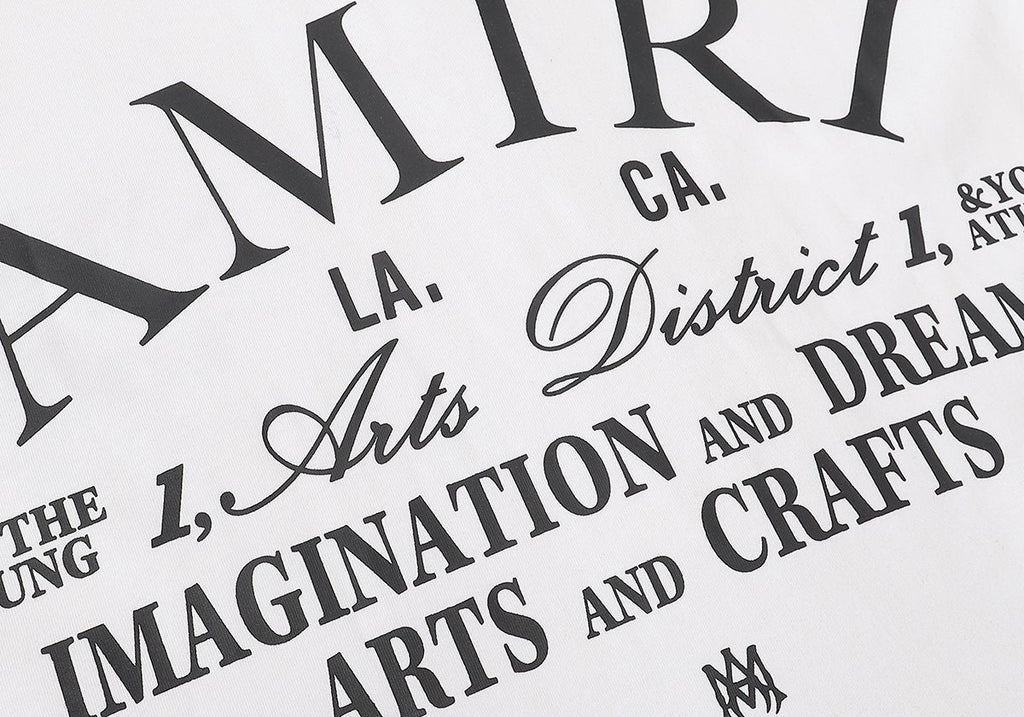 AMIRI Typography Graphic T-Shirt ¡ª detail
