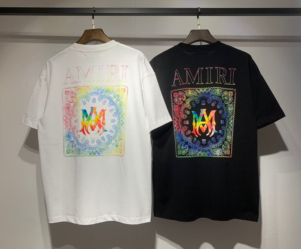 AMIRI Rainbow Bandana Back Graphic T-Shirt ¡ª context