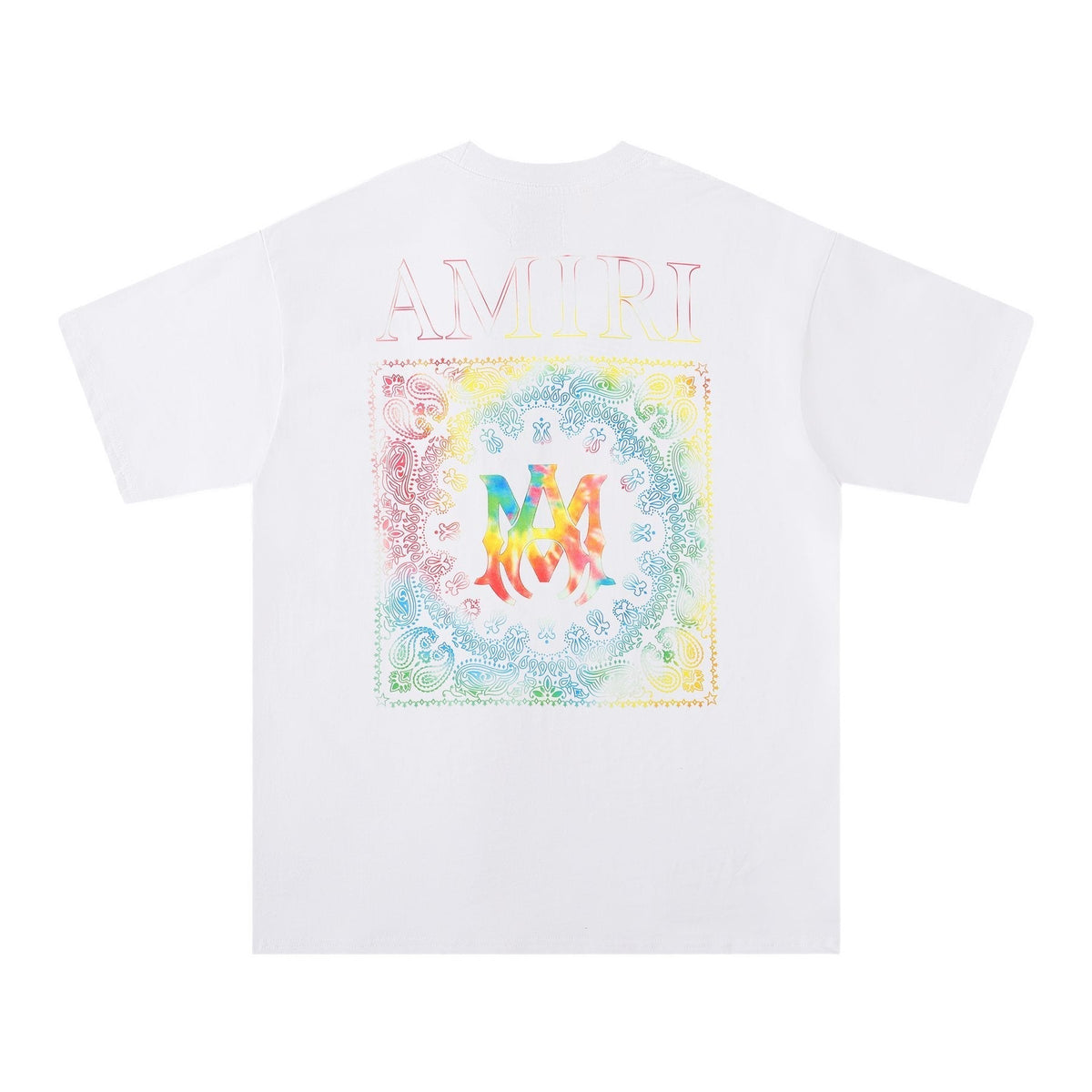 AMIRI Rainbow Bandana Back Graphic T-Shirt ¡ª back