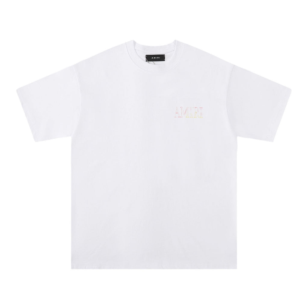 AMIRI Rainbow Bandana Back Graphic T-Shirt ¡ª front