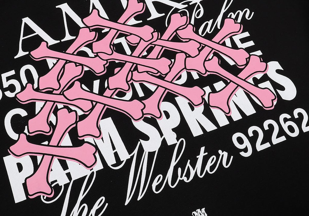AMIRI Pink Bone Graphic T-Shirt ¡ª detail