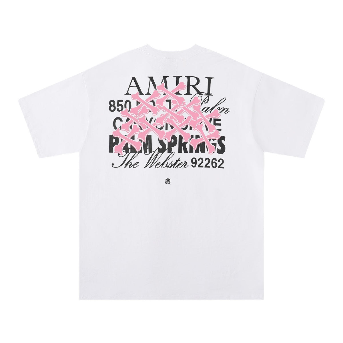 AMIRI Pink Bone Graphic T-Shirt ¡ª back