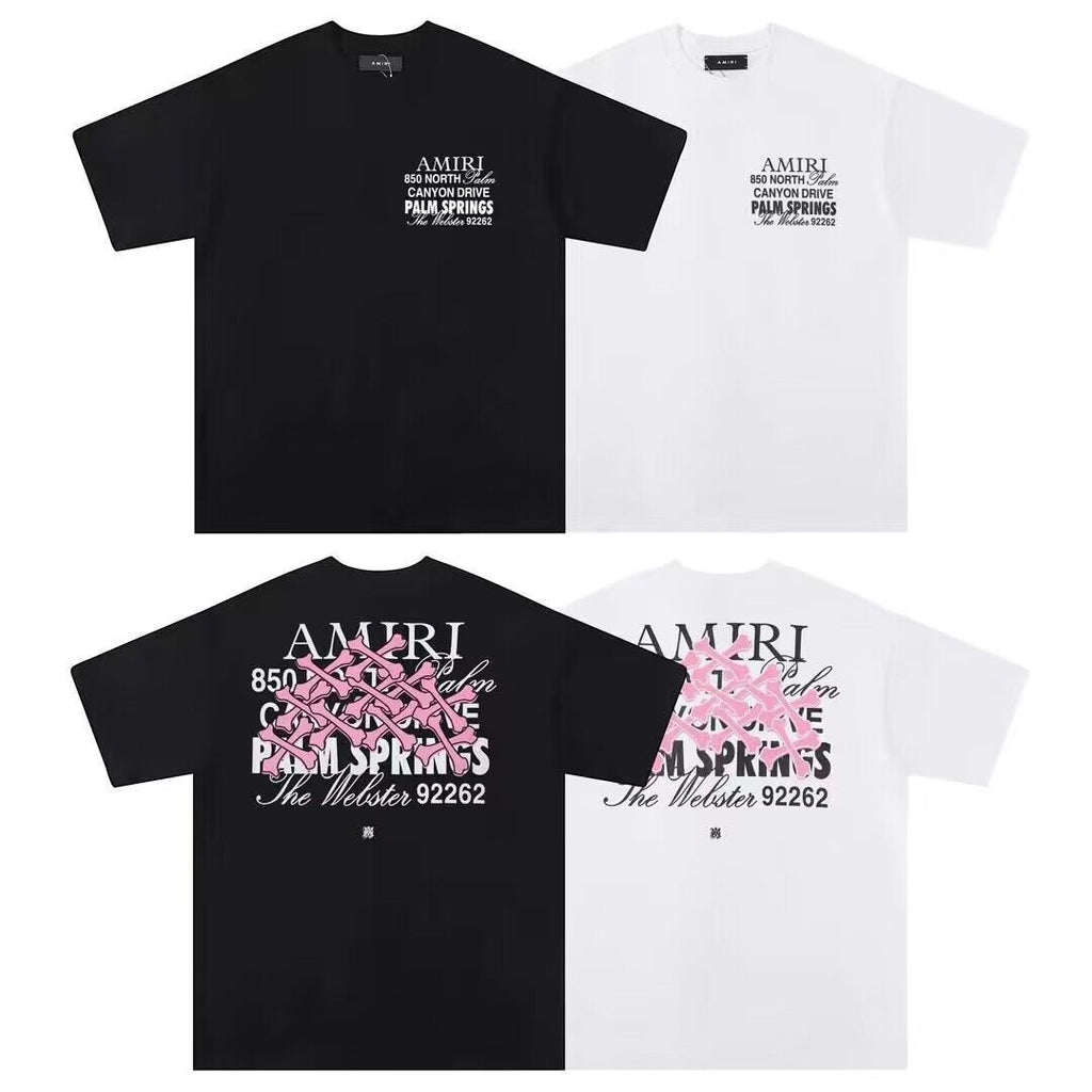 AMIRI Pink Bone Graphic T-Shirt ¡ª comparison