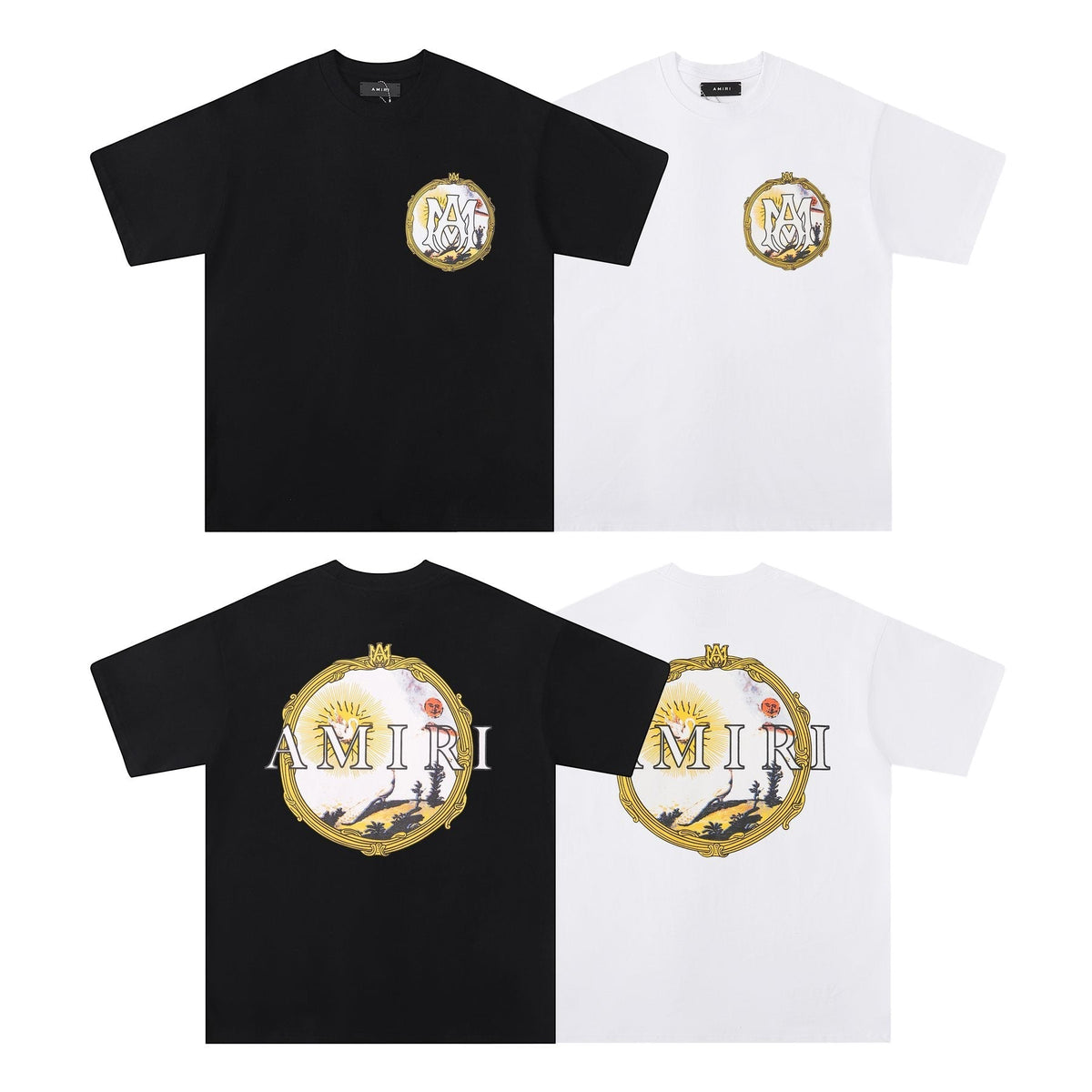 AMIRI Circular Back Graphic Short-Sleeve T-Shirt ¡ª comparison