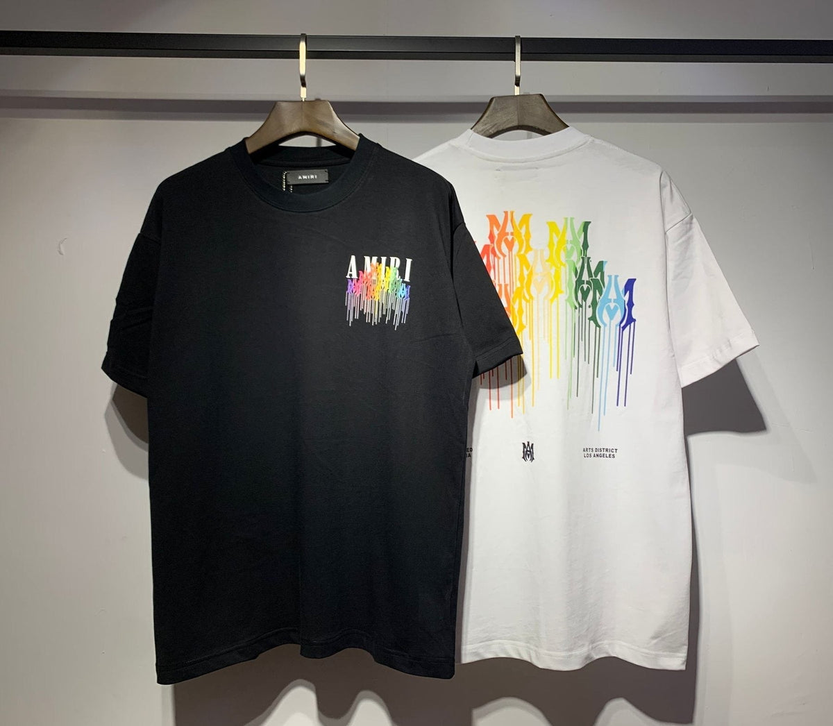 AMIRI Rainbow Drip Graphic T-Shirt ¡ª context