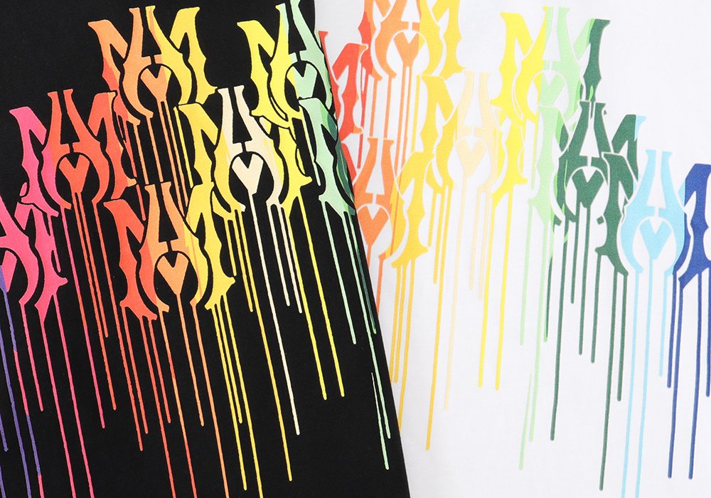 AMIRI Rainbow Drip Graphic T-Shirt ¡ª detail