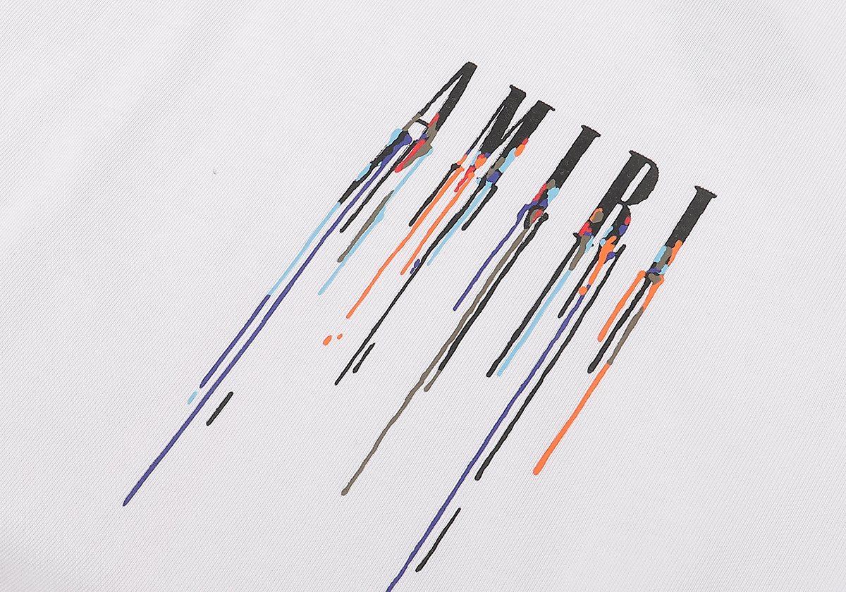 AMIRI Paint-Drip Graphic T-Shirt ¡ª detail