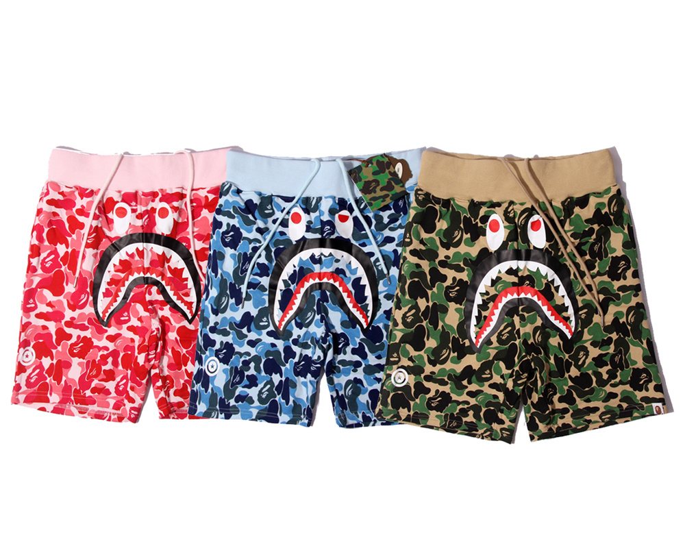 BAPE WGM Camouflage Graphic Shorts ¡ª comparison