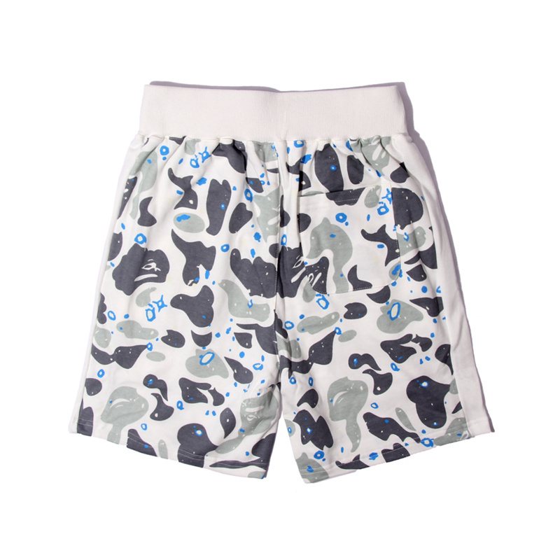 BAPE Shark Camo Graphic Shorts ¡ª back