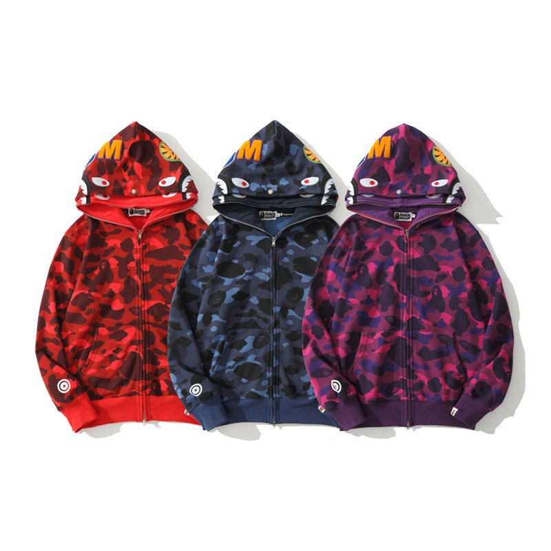 BAPE Shark Camo Full-Zip Hoodie ¡ª comparison