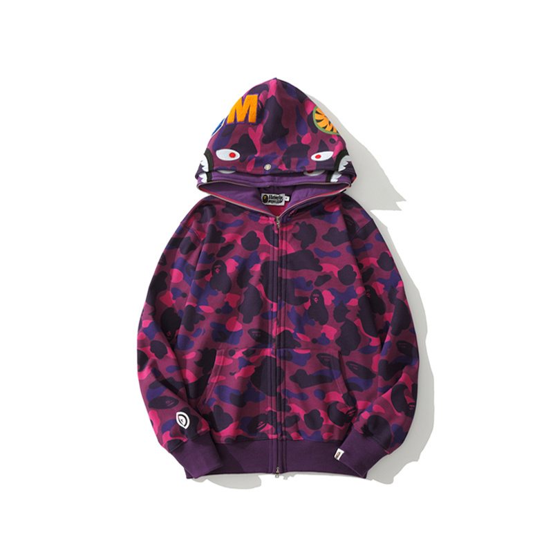 BAPE Shark Camo Full-Zip Hoodie ¡ª hero