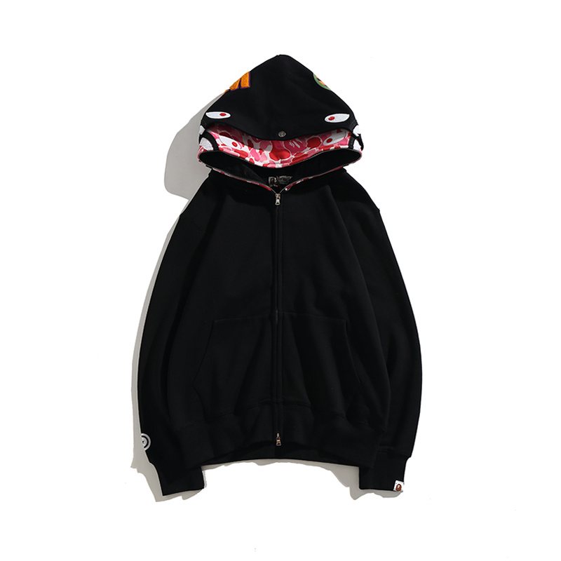 BAPE Shark Camo Full-Zip Hoodie ¡ª front