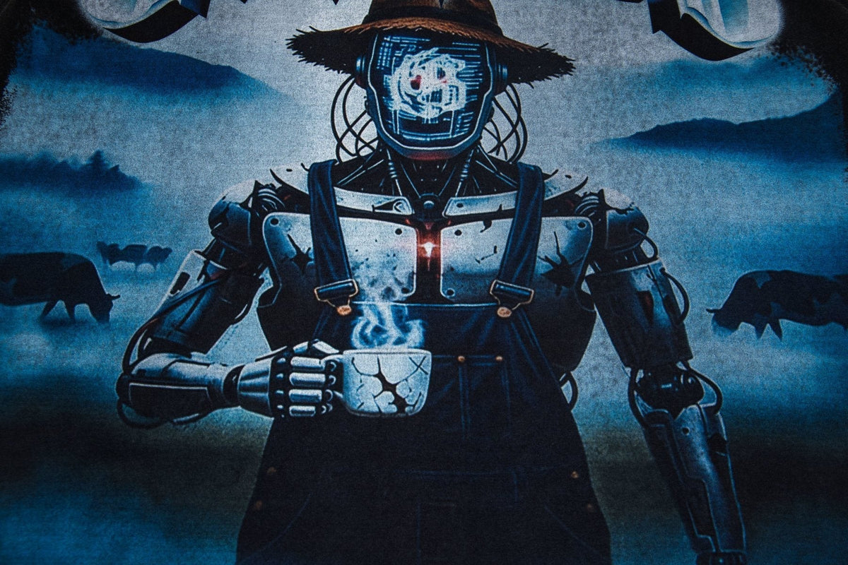 Godspeed Cyber Cowboy Graphic T-Shirt ¡ª detail