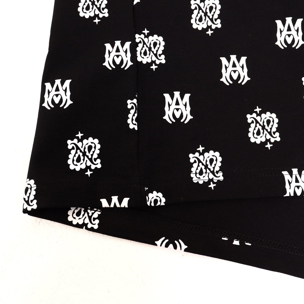 AMIRI Ornamental All-Over Graphic Short-Sleeve T-Shirt ¡ª detail