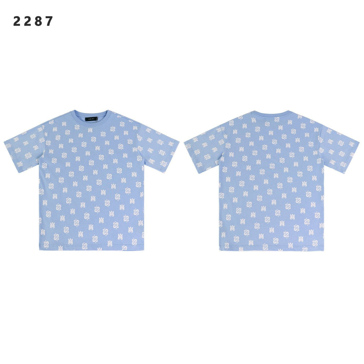 AMIRI Ornamental All-Over Graphic Short-Sleeve T-Shirt ¡ª front