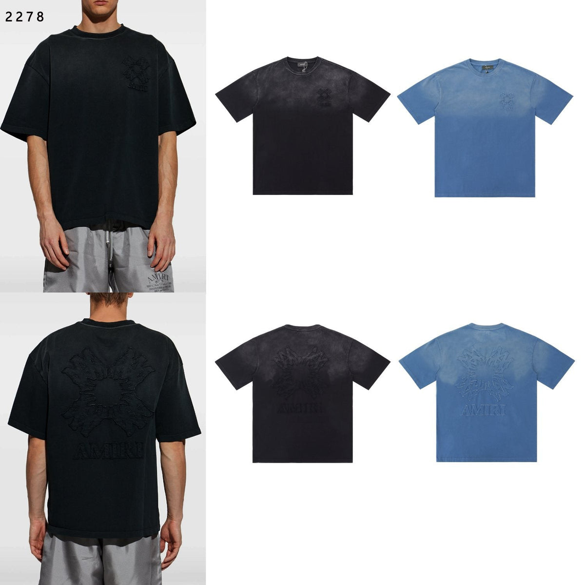 AMIRI Design Studio Washed Graphic T-Shirt ¡ª comparison