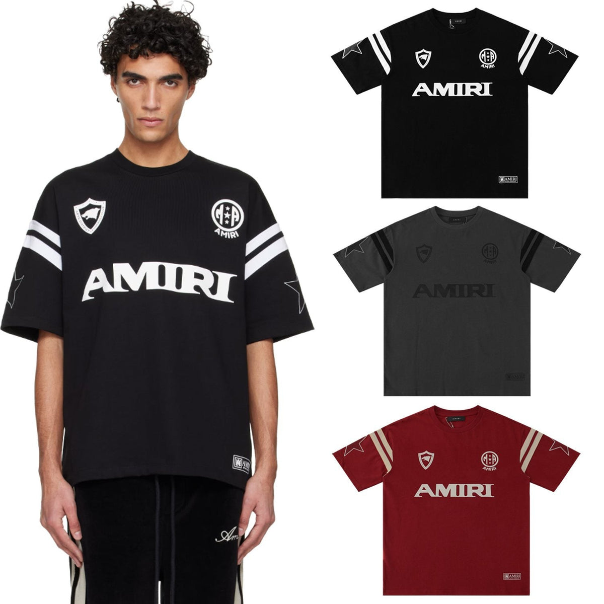 AMIRI Sleeve Stripe Graphic T-Shirt ¡ª context