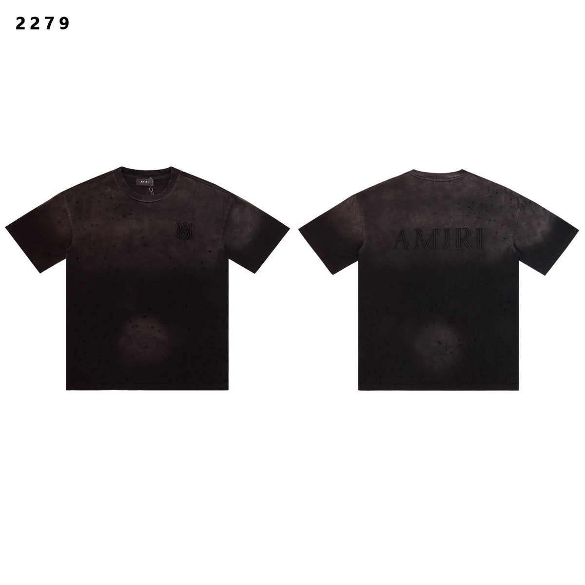 AMIRI Distressed Washed Short-Sleeve T-Shirt ¡ª hero