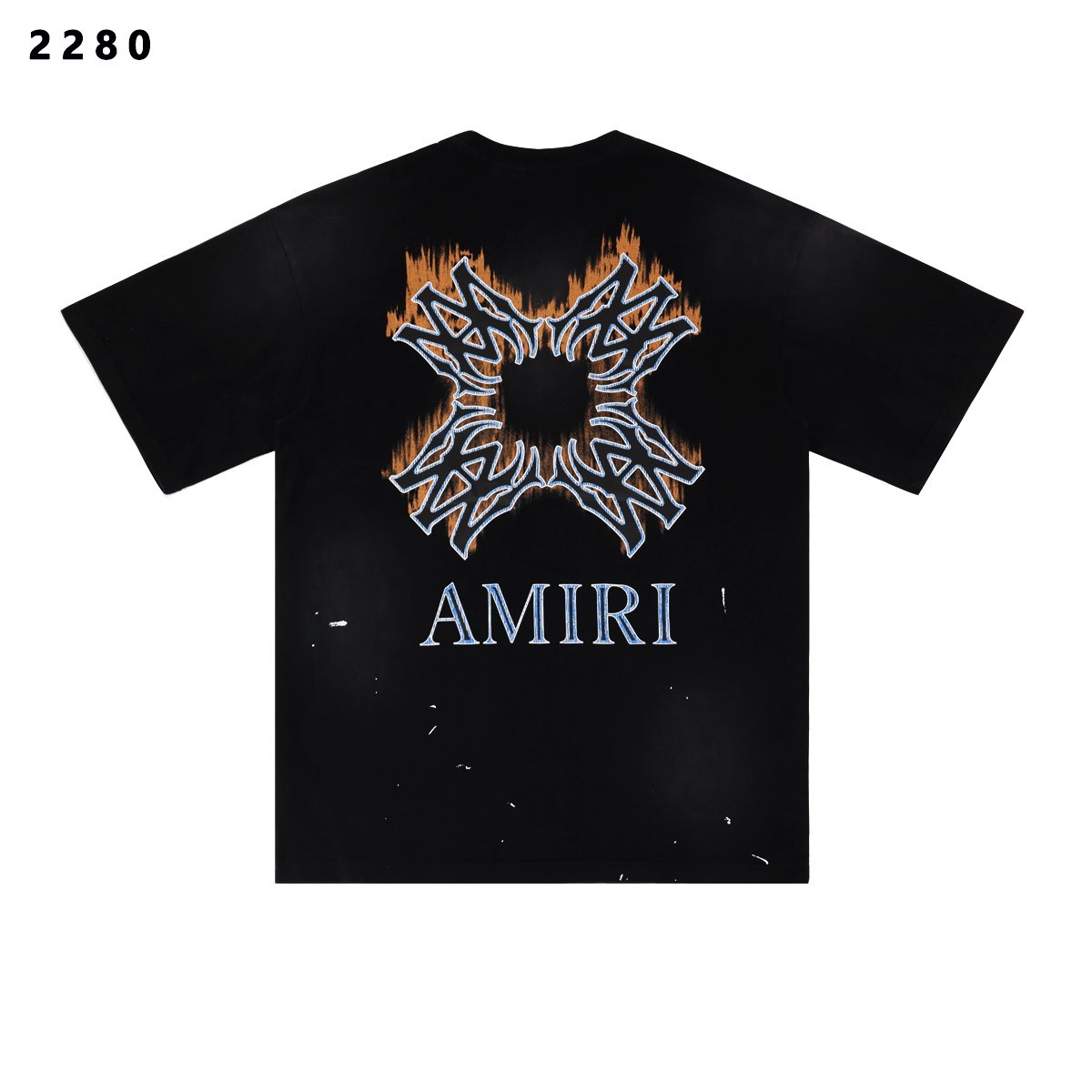 AMIRI Quad Flames Graphic T-Shirt ¡ª back