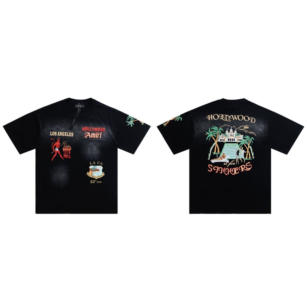 AMIRI Crystal Sinners Graphic T-Shirt ¡ª hero
