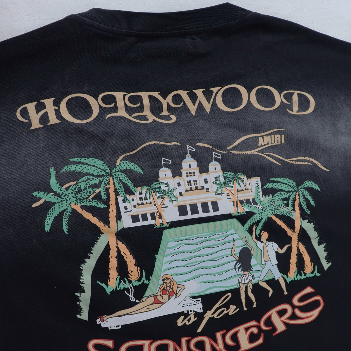 AMIRI Crystal Sinners Graphic T-Shirt ¡ª detail