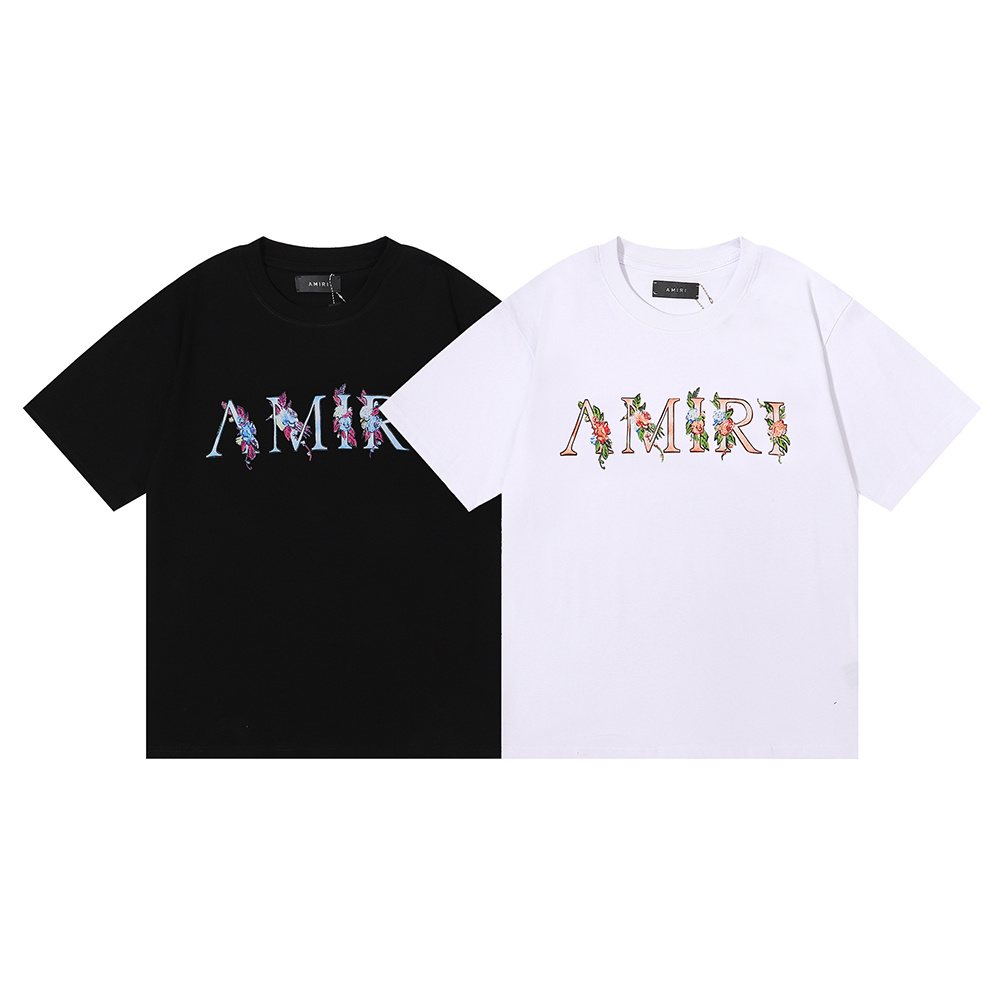 AMIRI Floral Butterfly Graphic Short-Sleeve T-Shirt ¡ª comparison