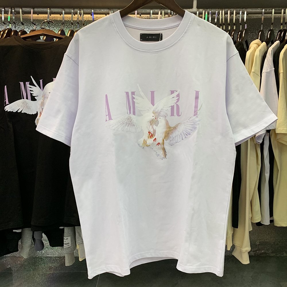 AMIRI Dove Graphic Short-Sleeve T-Shirt ¡ª context