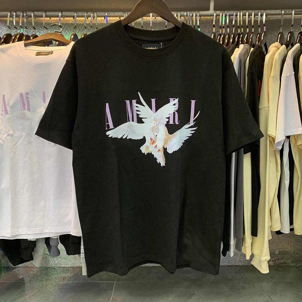 AMIRI Dove Graphic Short-Sleeve T-Shirt ¡ª context