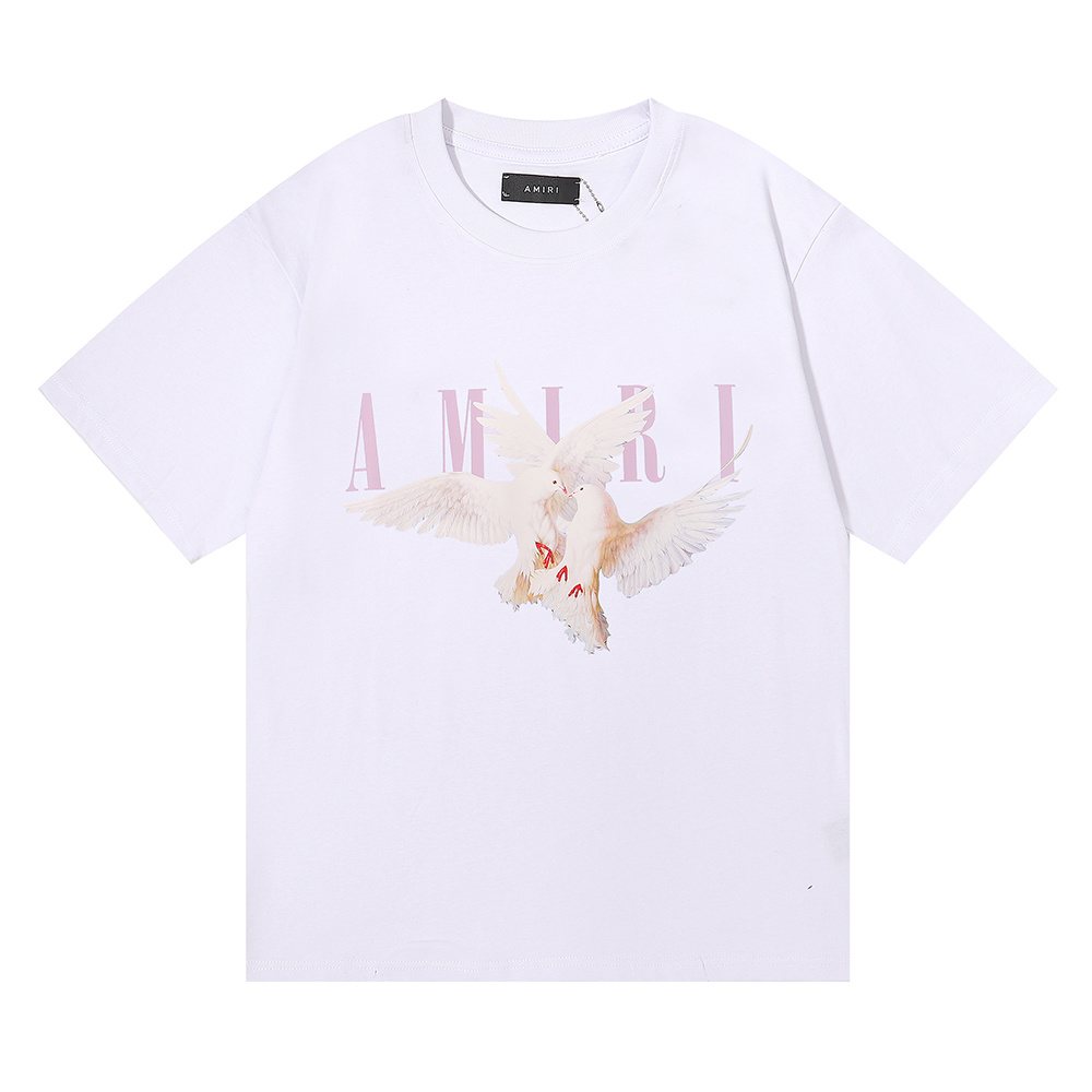 AMIRI Dove Graphic Short-Sleeve T-Shirt ¡ª front
