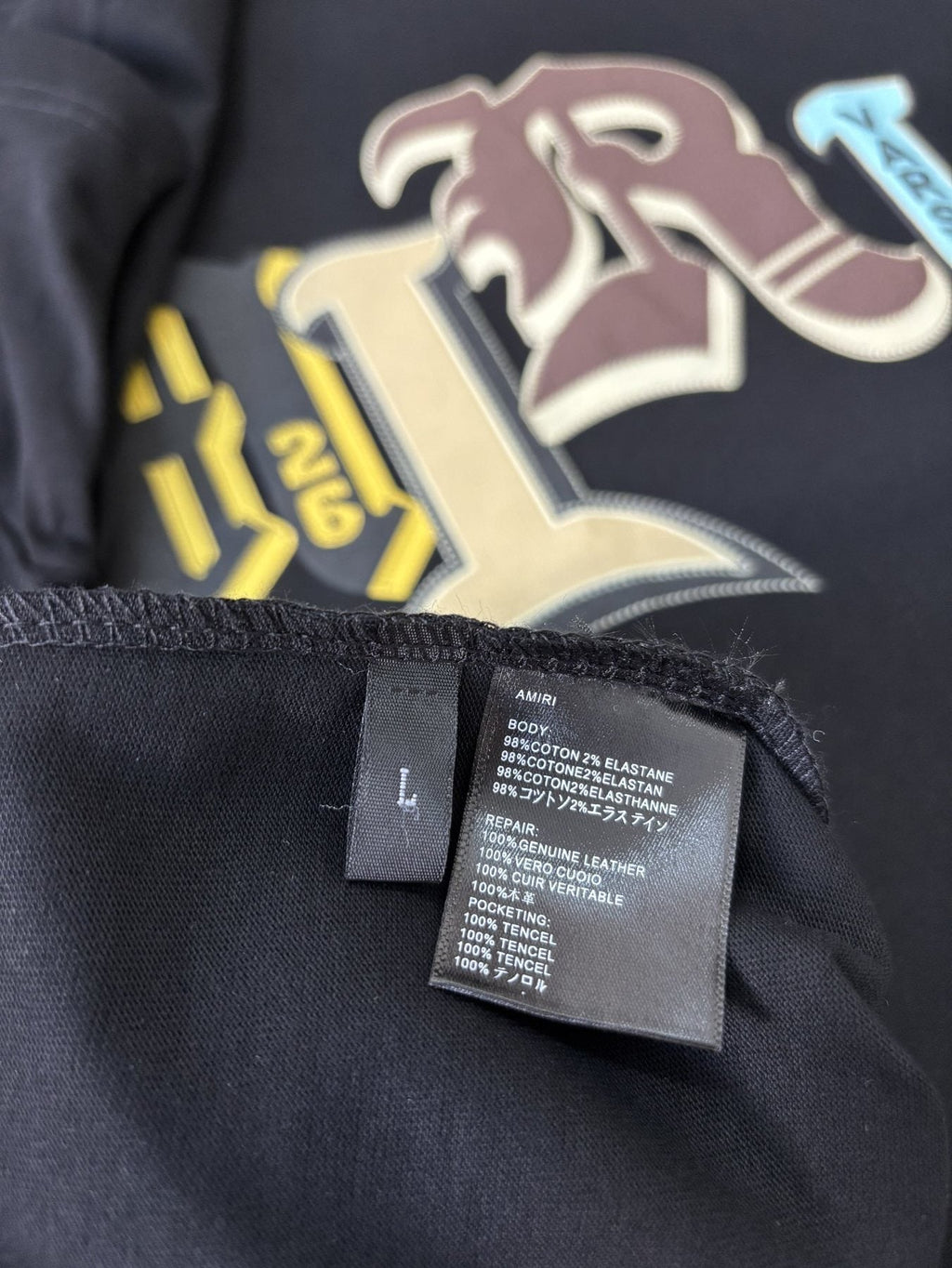 AMIRI Varsity Graphic Short-Sleeve T-Shirt ¡ª neck_label