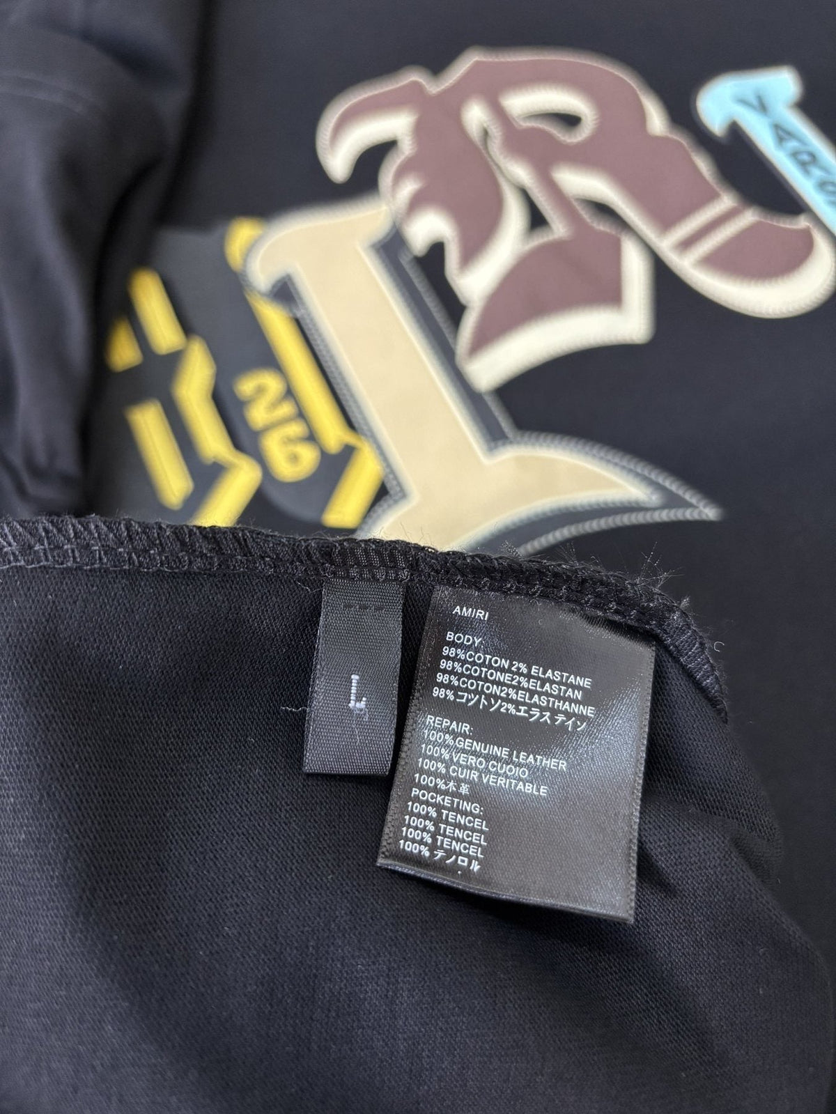 AMIRI Varsity Graphic Short-Sleeve T-Shirt ¡ª neck_label