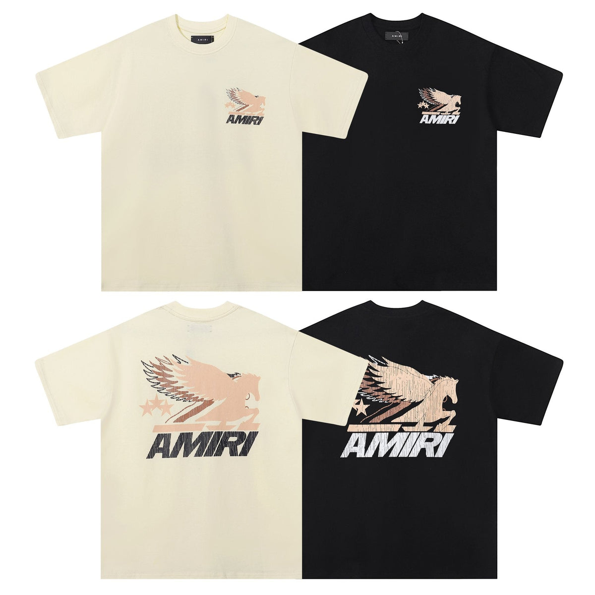 AMIRI Eagle Graphic Short-Sleeve T-Shirt ¡ª comparison