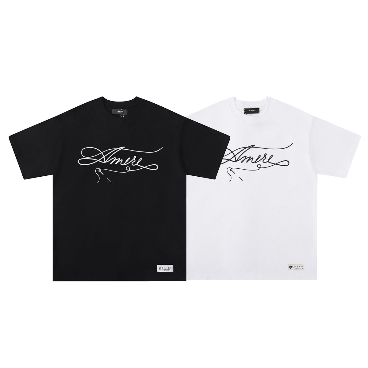 AMIRI Script Chest Graphic Short-Sleeve T-Shirt ¡ª comparison