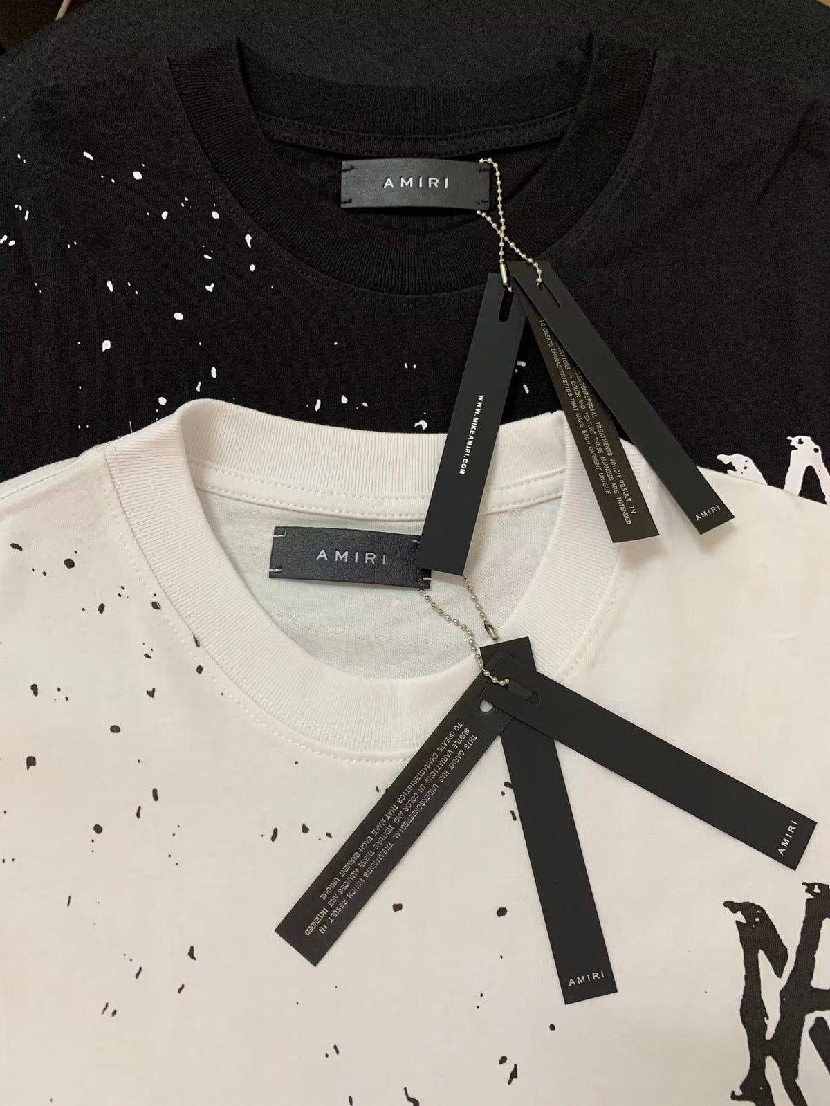AMIRI Paint Splatter Graphic T-Shirt ¡ª hang_tag
