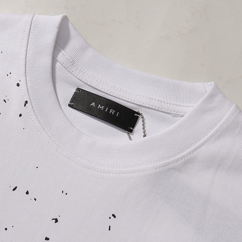 AMIRI Paint Splatter Graphic T-Shirt ¡ª neck_label