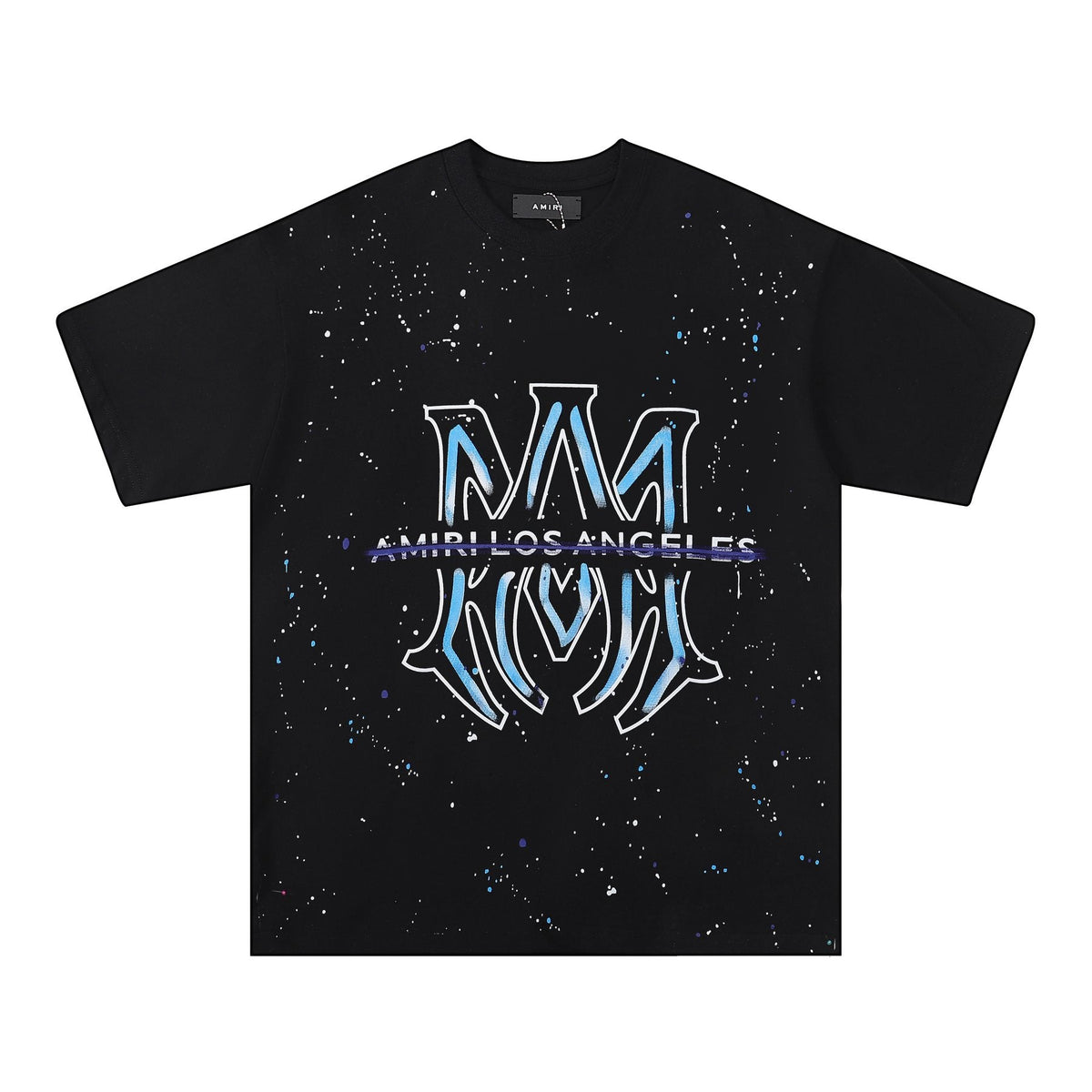 AMIRI Los Angeles Paint-Splatter Graphic T-Shirt ¡ª front