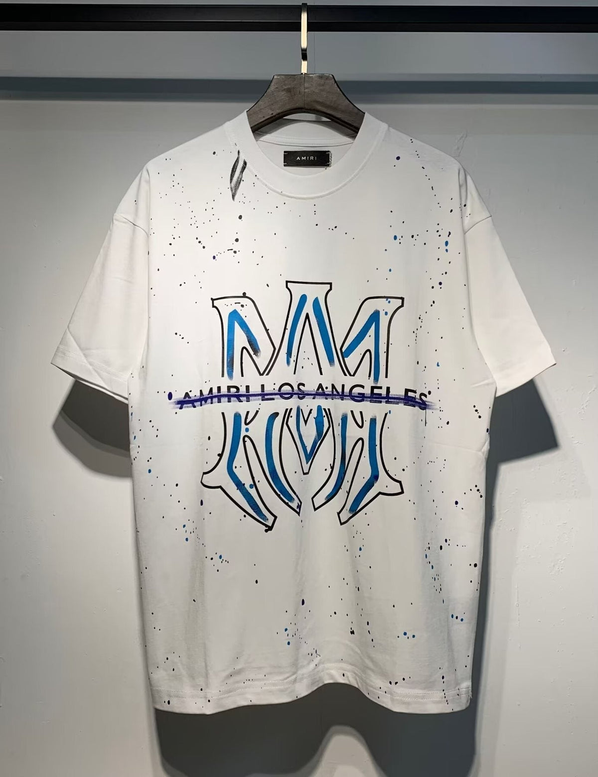 AMIRI Los Angeles Paint-Splatter Graphic T-Shirt ¡ª front