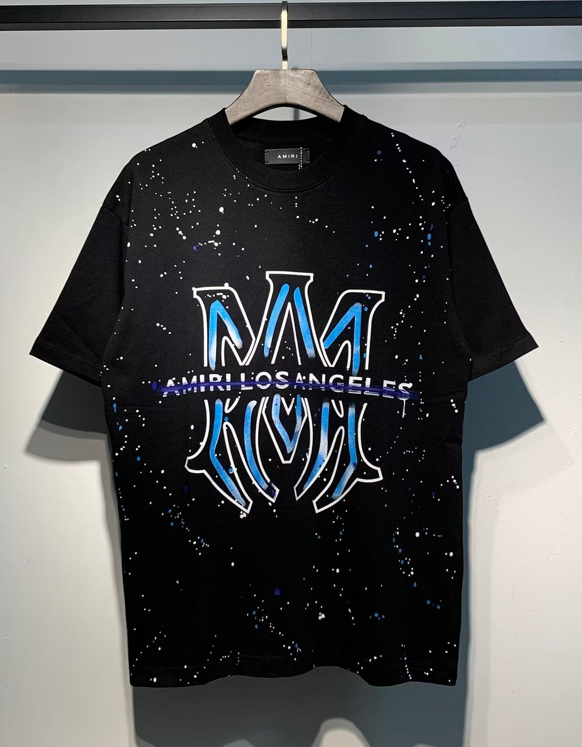 AMIRI Los Angeles Paint-Splatter Graphic T-Shirt ¡ª front